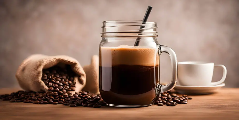 Can a regular mason jar handle the heat of freshly brewed, steaming hot coffee?